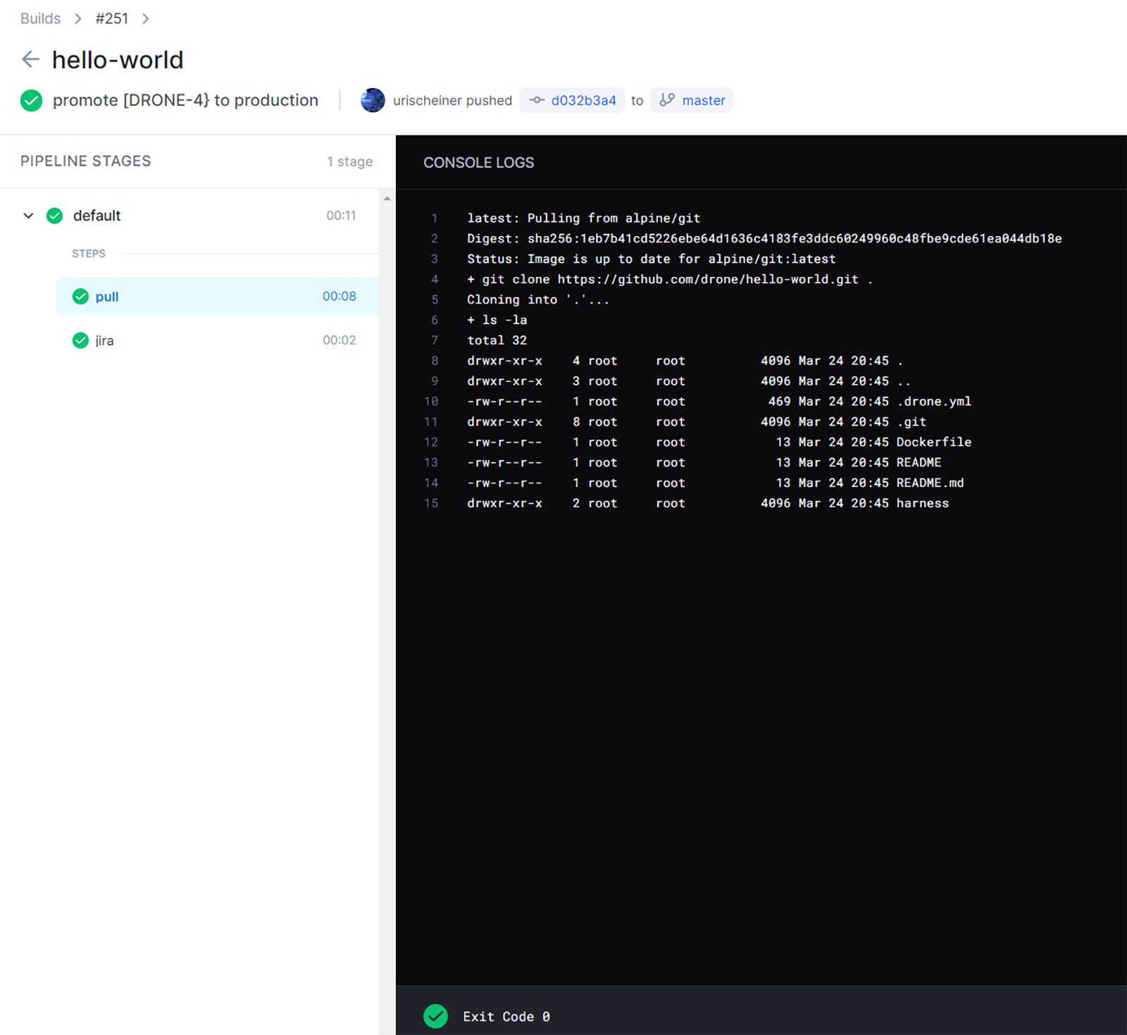 Actualización del entorno de producción