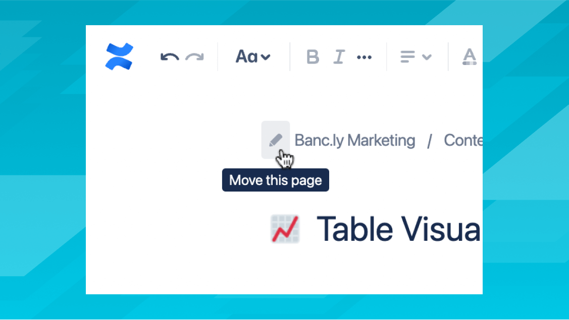 Sposta le pagine all'interno di Confluence