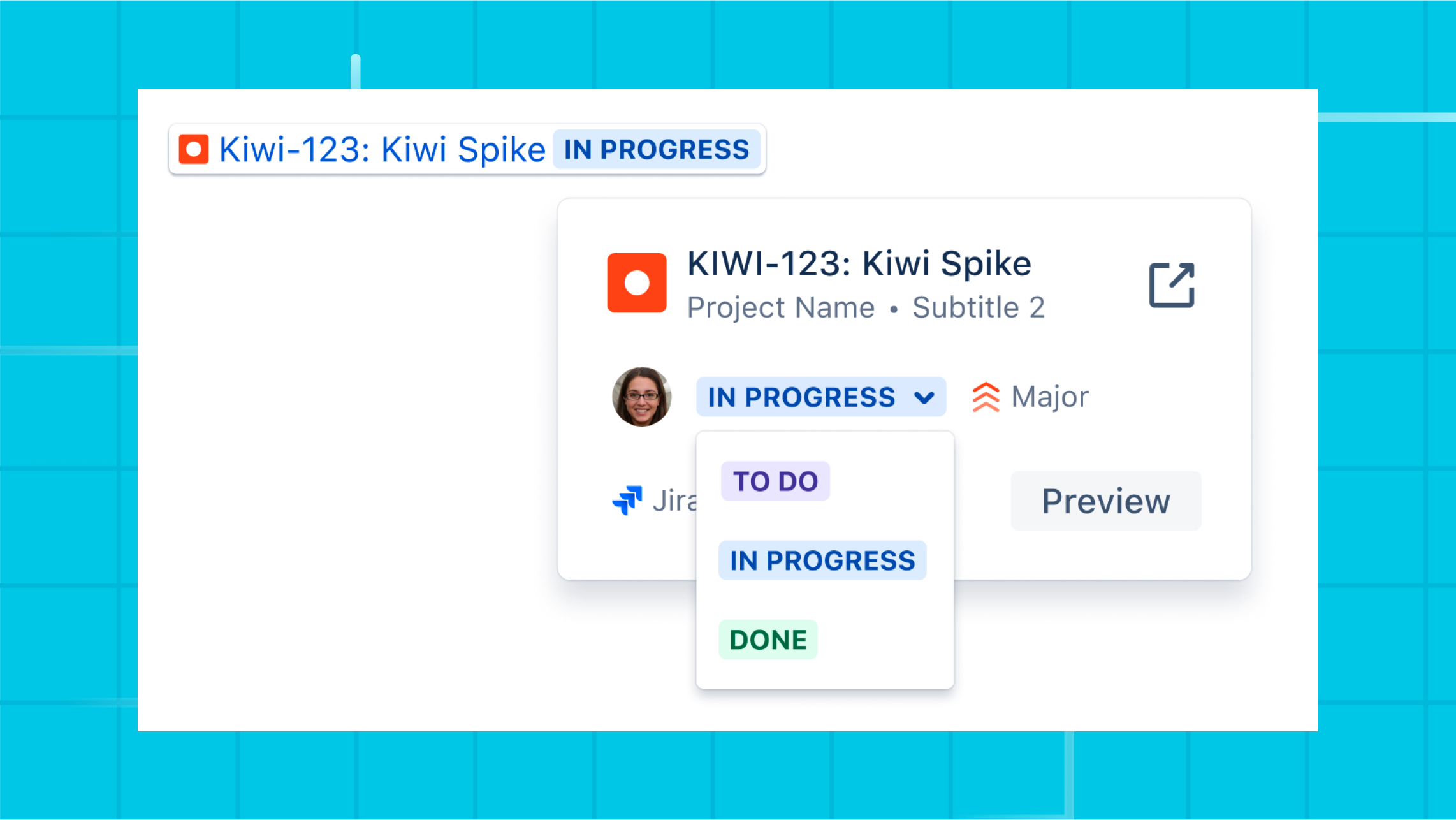 Modifica gli stati di Jira da Confluence