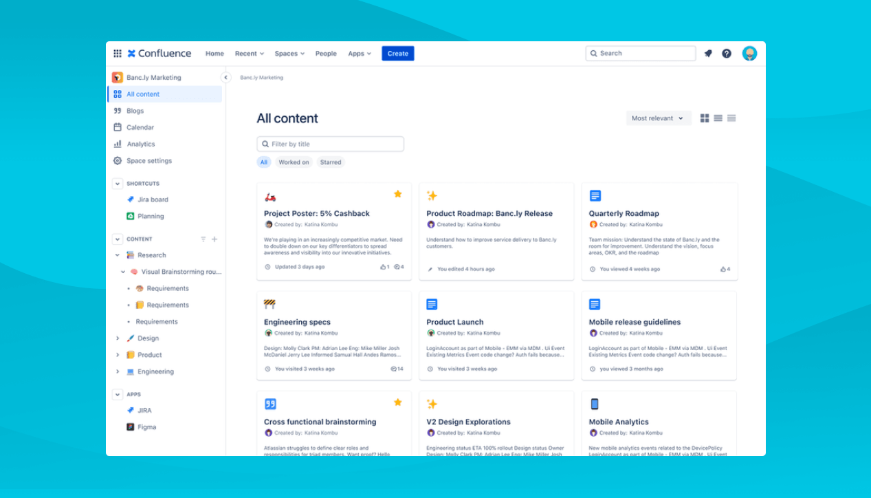 Condividi contenuti su Slack da Confluence
