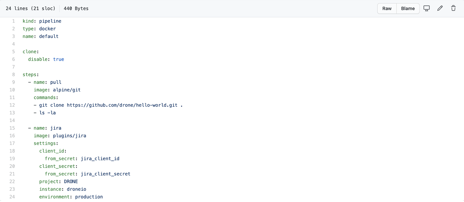 Ajout du plug-in Jira à votre pipeline Harness Drone