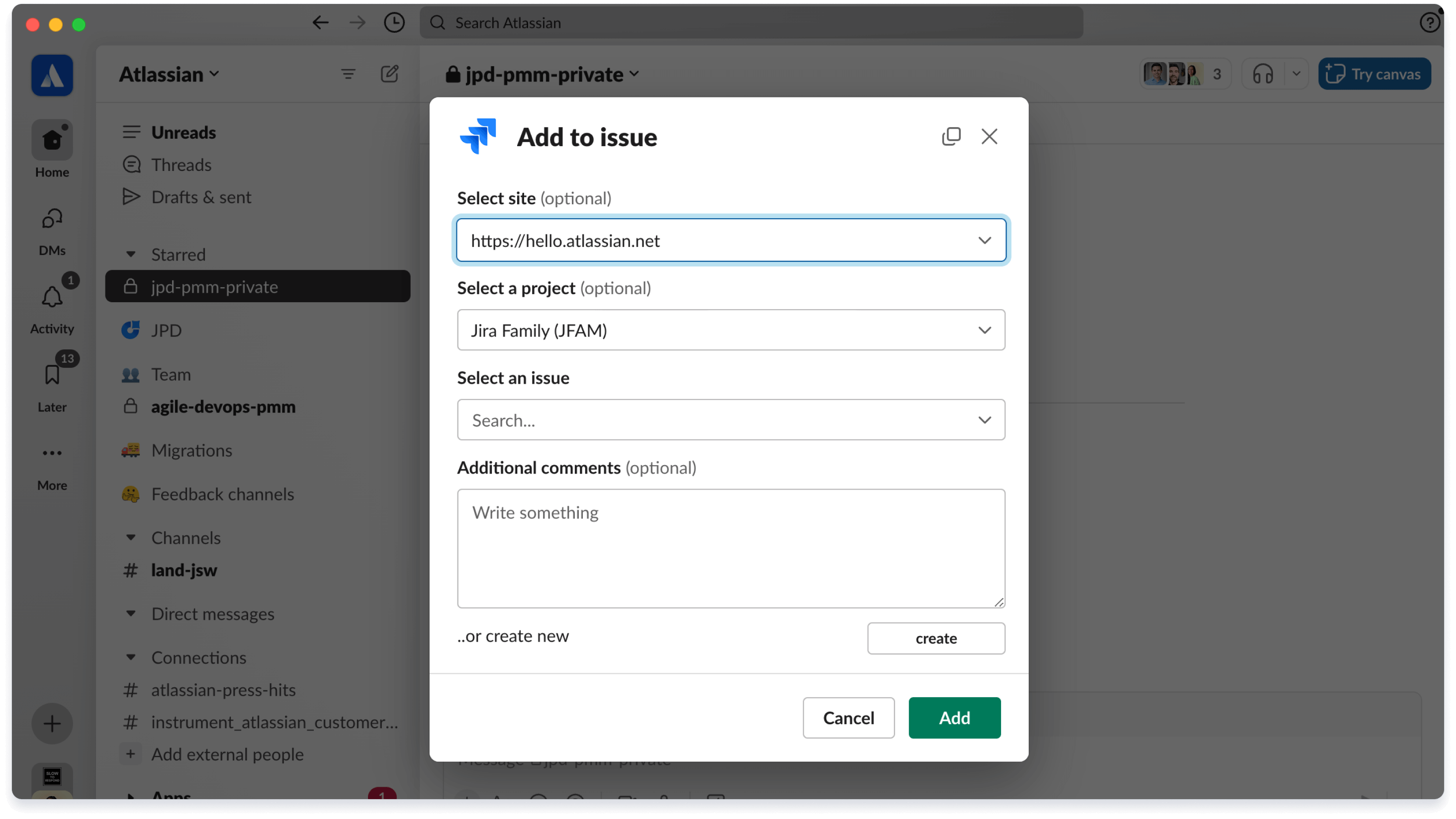 Jira Product Discovery-integratie met Slack