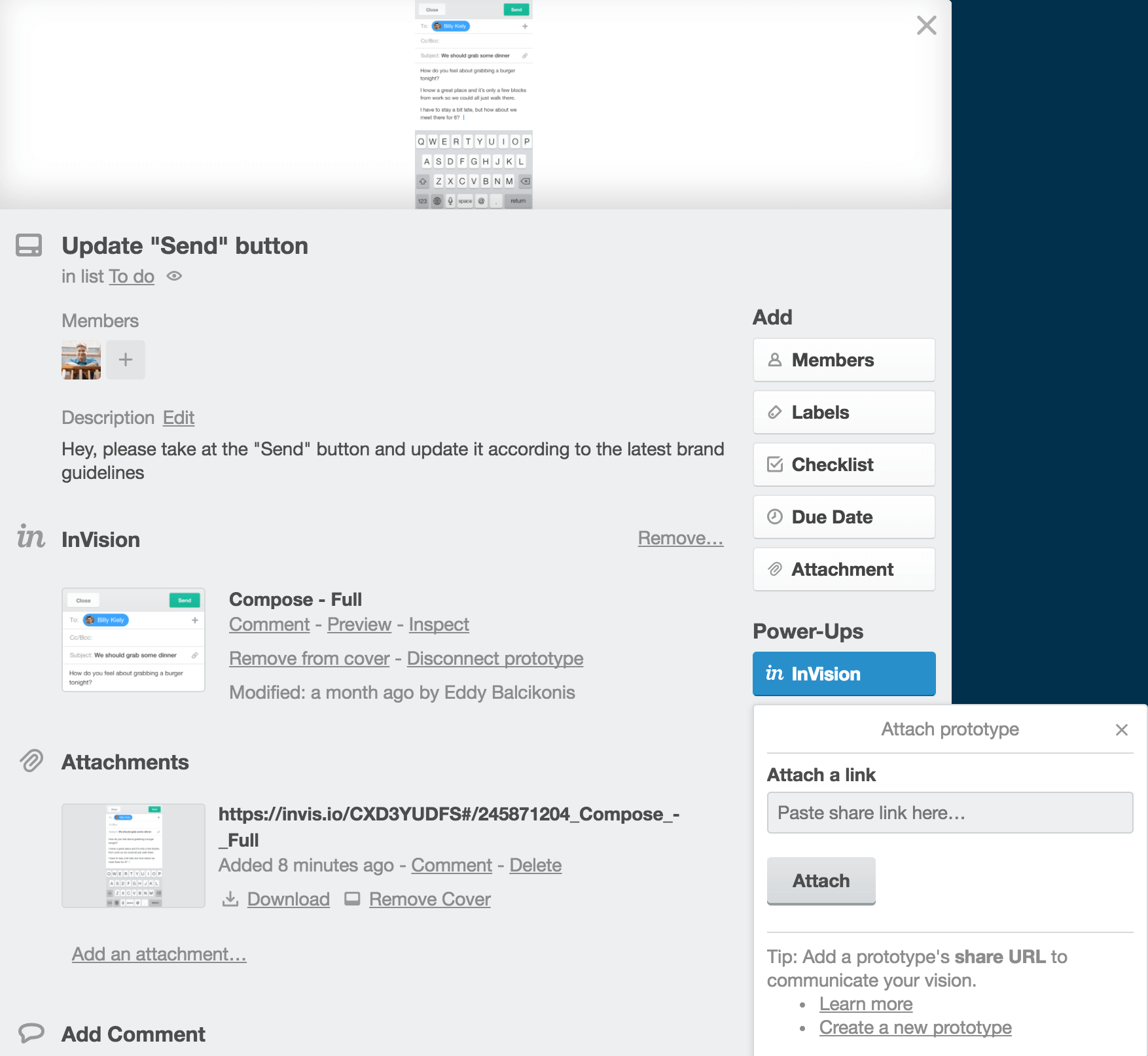 Scheda di Trello